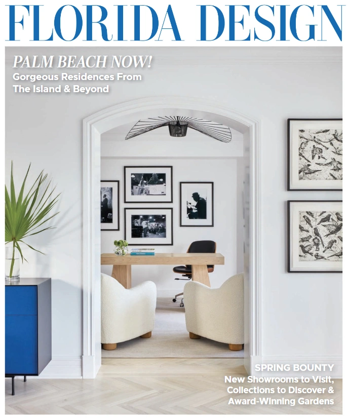 Paladino Rudd Interior Design featured in Florida Design Magazine for their Lake Worth project.